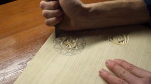 Геометрическая резьба по дереву. Урок 19 (geometric wood carving)