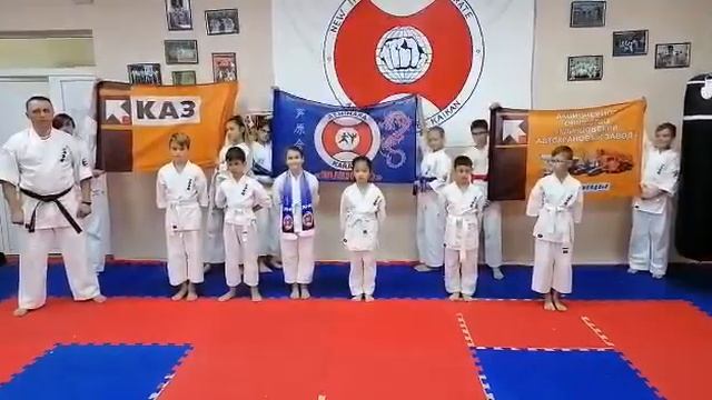 Спортсмены каратэ