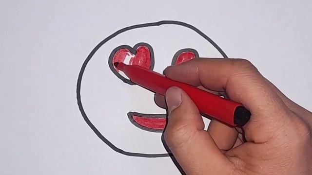 How to draw easy smile stikcer stiker rasmini chizish. смотреть онлайн