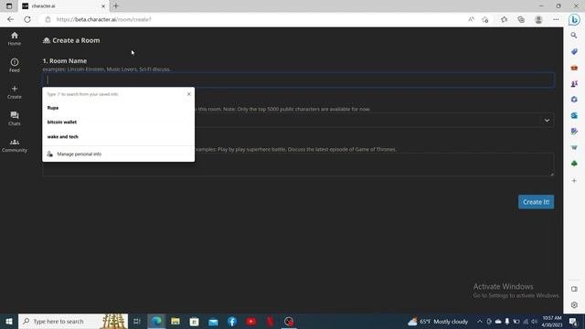How To Create A Room In Character.ai 2023?