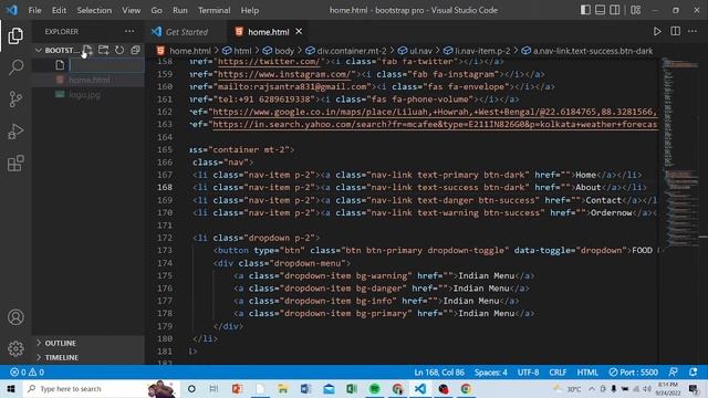 MINI PROJECT USING HTML ,CSS, BOOTSTRAP