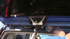 スバル プレオ 「ハイマウントストップランプ球交換」 /Subaru PLEO ''High Mount Stop Lamp Exchange'' RA1 /D.I.Y. Challenge