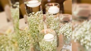 Most beautiful and modern flower Decoration ideas in glass jars and glass vase of flowers on partie