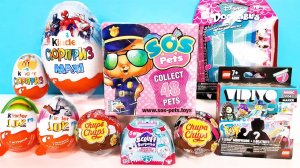 СЮРПРИЗ MIX! LEGO VIDIYO, Marvel, SOS Pets, LOL Dolls,Jurassic World,Disney Unboxing Kinder Surprise