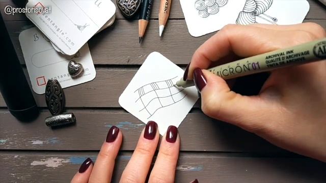 5 танглов сентября | Красивые узоры Зентангла смотреть онлайн