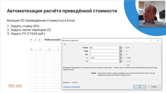 Дисконтирование в бухгалтерском учете: формулы дисконтирования и автоматизация расчетов