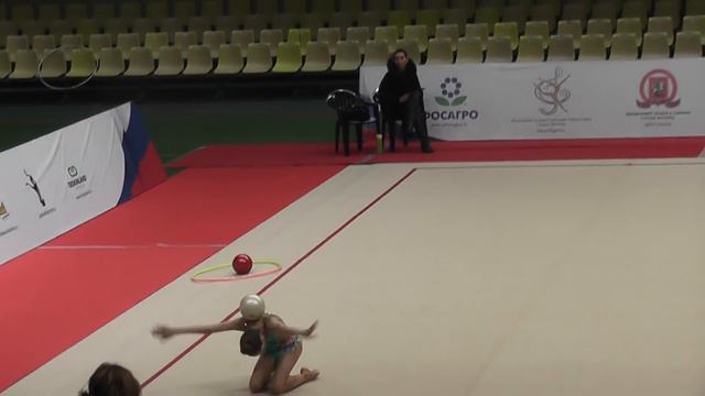 Москва 23-24.01.17 Медведева Катя 2003 мяч смотреть онлайн