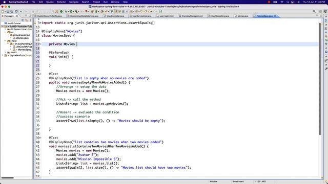 Write Unit Test Cases using JUnit 5 - JUnit @BeforeEach annotation - 07