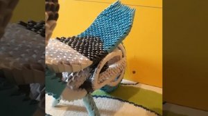 МОДУЛЬНАЯ ОРИГАМИ МОТОЦИКЛ ИЗ БУМАГИ И МОДУЛЕЙ