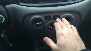 Отключение автоматического включения кондиционера при переводе на лобовое стекло , Hyundai Accent m