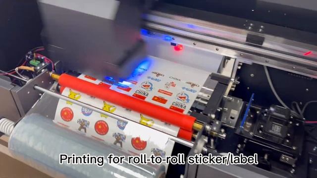 A3 UV DTF Roll Printer（roll-to-roll sticker/label UV Printer）#uvdtf #uvprinter #uvprinting