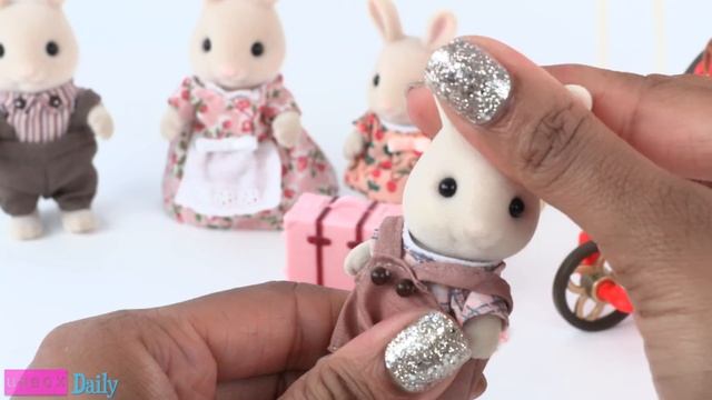 Calico Critters Sky Ride Adventure PLUS Sweetpea Rabbit Family Review - 4K