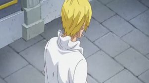 Санджи встречает Нами после примирения с Луффи