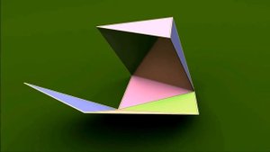 Solid Shapes And Their Nets: Octahedron / Октаедр / Октаэдр