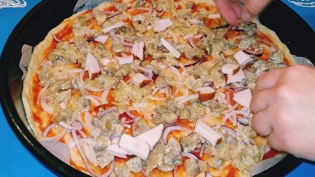 Домашняя пицца в духовке | #Пиццарецепт
