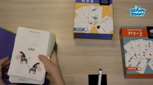 Обучающие карточки АБВ, 123, 1+2=3
