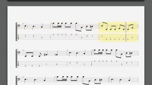 Metallica   Am I Evil bass guitar tablature