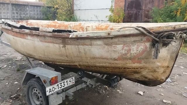 Рыбацкая шлюпка! Ремонт ч-1.