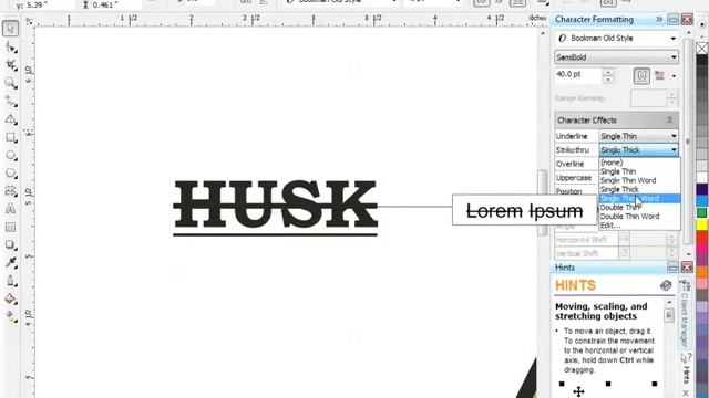 Corel Draw x4 tutorial text effects ( Part III ) смотреть онлайн