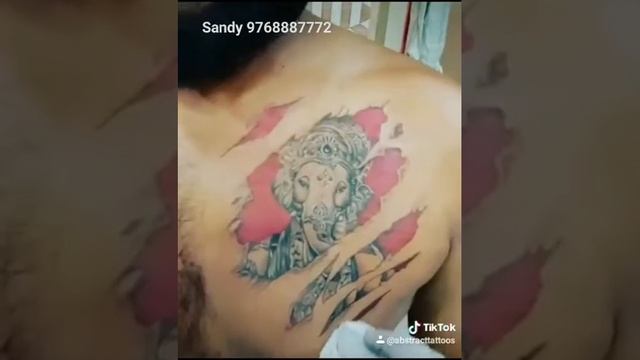 Ganesh tattoo by sandy