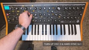 Moog Subsequent 37 - "Crazy Arp" patch