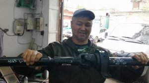 Уаз патриот, вибрация, меняем задний кордан.