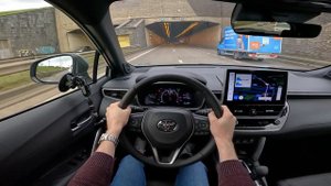 Toyota Corolla Cross 2023 | 2.0 hybrid 197 hp CVT AWD | POV test drive | 0-100 | 2022