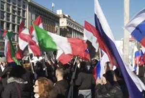 В Турине прошел митинг в поддержку России