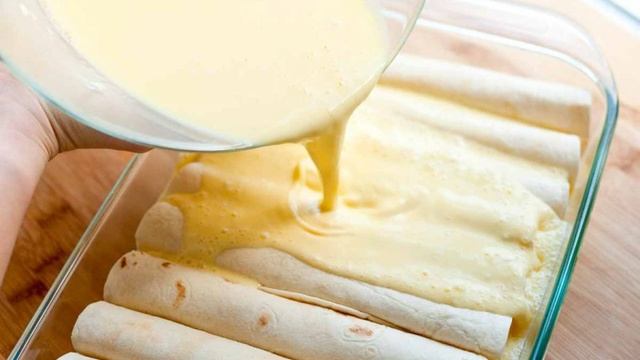 Энчилада с ветчиной и сыром