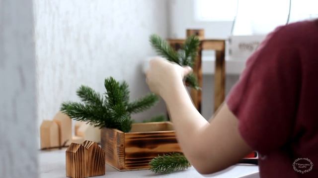 DIY ? Новогодняя композиция с гномом. Новогодний декор. New Year's composition. New Year's decor