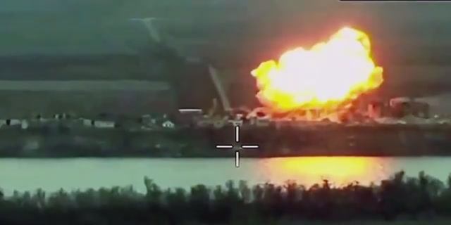 ??⚡Взрыв авиабомбы ФАБ-1500 с унифицированным модулем планировки и коррекции в н.п. Тягинка