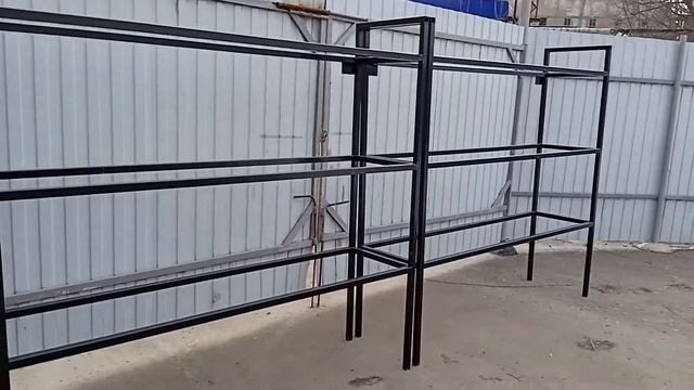 Каркас стеллажа из профильной трубы 30х30мм смотреть онлайн