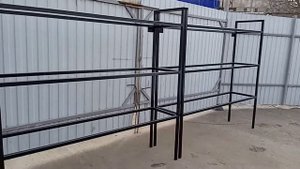 Каркас стеллажа из профильной трубы 30х30мм