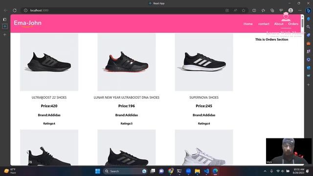 12. How to Developed a Single page Web Application in react js | e-commerce website in react js смотреть онлайн