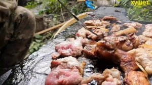 ШАШЛЫК НА КАМЕНЬ #хушет #цумада #горы #дагестан #природа