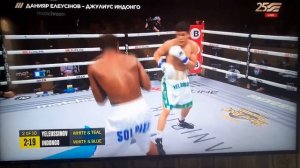 Данияр Елеусинов - Джулиус Индонго полный бой бокс