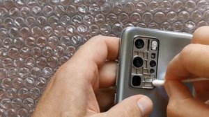 Huawei P40 Pro change back glass camera cover, replacement.