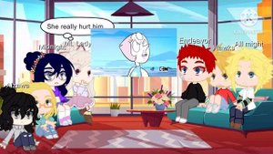 BNHA Pro Heroes react to Steven Universe Fusions || Kya