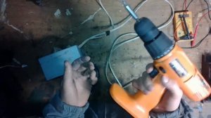 Переделка шуруповерта на сетевой и новая кнопка