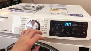 Распаковка – Стиральная машина Samsung WW80R62LVEWDLP