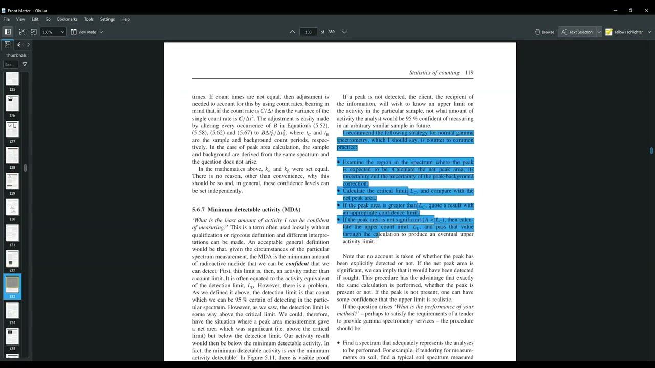 BecqMoni and statistical limits