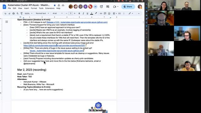 SIG Cluster Lifecycle - Cluster API Azure Office Hours - 2023-03-09 смотреть онлайн