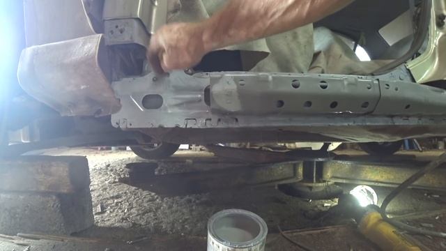 Ниссан Альмера. Замена порогов. Ремонт машины подписчика #27. Nissan Almera body repair.