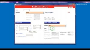 Domicile verification form print database in access P 2