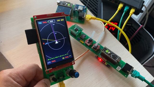 Испытания прототипа Навигационного дисплея. Видео 3.   #aviation #arduino #esp32