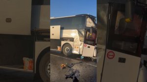 Рейсовый автобус «Астрахань – Москва» врезался в грузовик