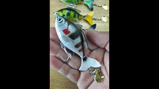 Копия - Lunkerhunt Prop Sunfish - Пропбейт с Алиэкспресс