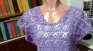 Как связать красивую ажурную кофточку легко и просто