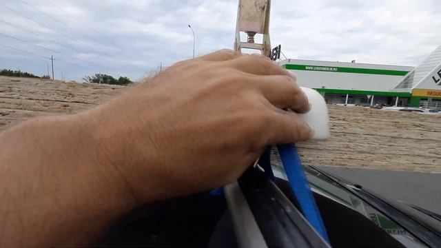 LADA GRANTA FL Крепим панели OSB к багажнику на крыше для перевозки смотреть онлайн