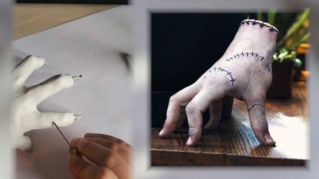 ? УНИКАЛЬНАЯ Фигурка Вещь Уэнздей Аддамс, Созданная ВРУЧНУЮ! Результат Потрясет Вас! ?Процесс